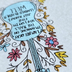 Hanging On The Rails Guitar Quote