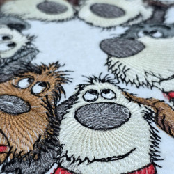 Happy Dog Squad Circle