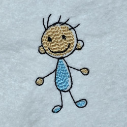 Happy Face Cartoonic Boy