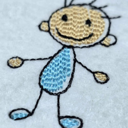 Happy Face Cartoonic Boy