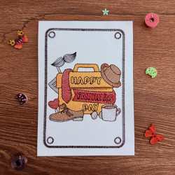 Happy Father's Day Cardstock