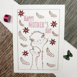 Happy Mother's Day Silhouette Cardstock