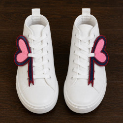 Heart Bow Shoe Wing