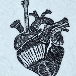 Heart Made Of Musical Instruments
