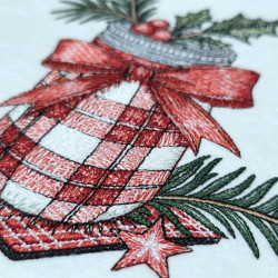 Holiday Mason Ribbon Jar