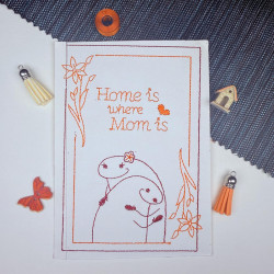 Home Is Where Mom Is Cardstock