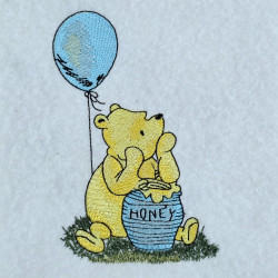 Honey Bear With Honey Pot