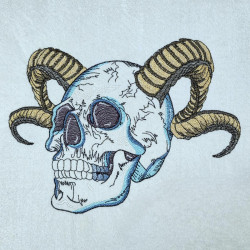 Horned Ram Skull