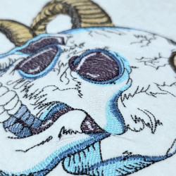 Horned Ram Skull