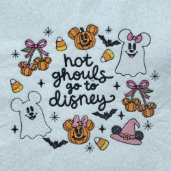Hot Ghouls Go To Disney Saying