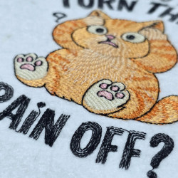 How Do I Turn This Brain Off Cat Quote