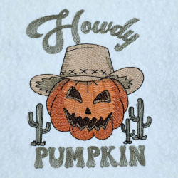 Howdy Halloween Pumpkin