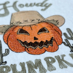 Howdy Halloween Pumpkin