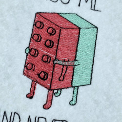 Hug Me And Never Lego Pun