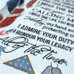 Husband Memorial Feather Quote