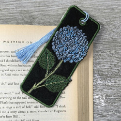 Hydrangea Flower ITH Bookmark