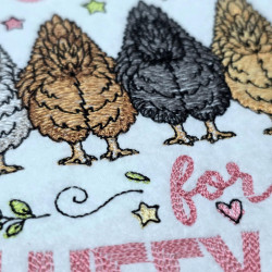 I Go Nuts for Fluffy Butts Chicken Saying