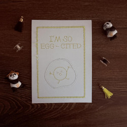 Im So Eggcited Fun Cardstock