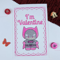 I'm Your Valentine Character Cardstock