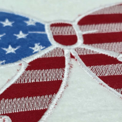 Independence Day Bow Applique