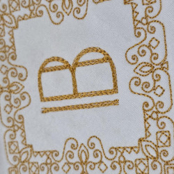 Intricate Lace Frame Monogram Letter B