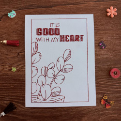 It Is Good With My Heart Cardstock
