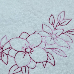 Jasmine Wreath Line Art