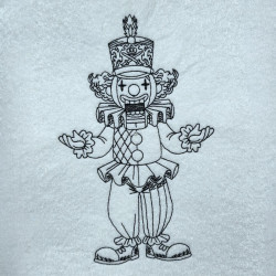 Jester Nutcracker Line Art