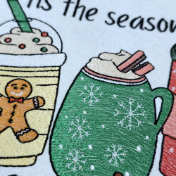 Jolly And Caffeinated Christmas Quote