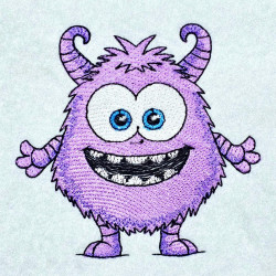 Joyful Purple Monster