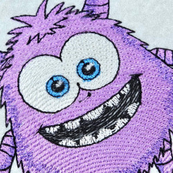 Joyful Purple Monster