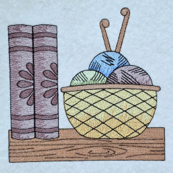 Knitting and Craft Bookshelf