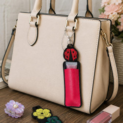 Lady Bug ITH Lip Balm Holder