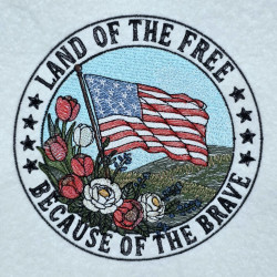 Land Of The Free Flag