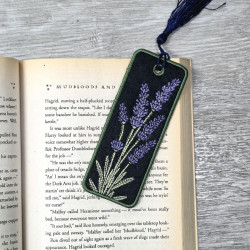 Lavender Flower ITH Bookmark