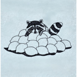 Lemon Woodland Raccoon