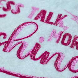 Less Talk More Fishing Quote