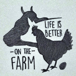 Life Is Better On Farm Quote