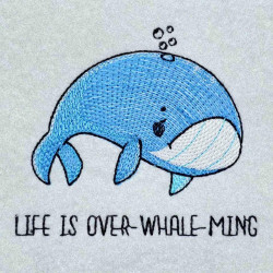 Life Is Over Whale Ming Funny Pun