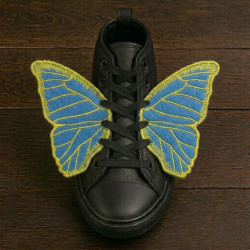 Light Stitch Butterfly Shoe Wing