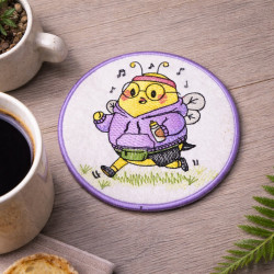Little Bee Jogging ITH Coaster