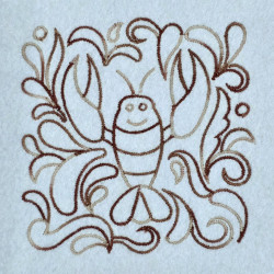 Lobster  Swirl Quilting Pattern