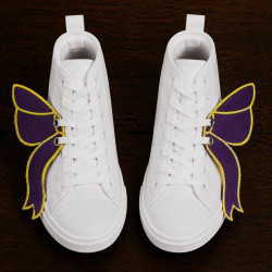Long Ribbon Bow ITH Shoe Wing