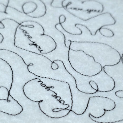 Love Hearts Quilting Pattern
