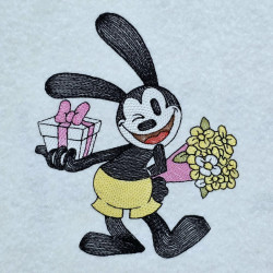 Lucky Rabbit With Gifts