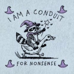 Magic Raccoon Halloween Quote