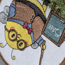 Mentor Bee ITH Coaster