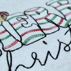 Merry Christmas Candy Cane Trees Quote