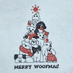 Merry Woofmas Dog Tree
