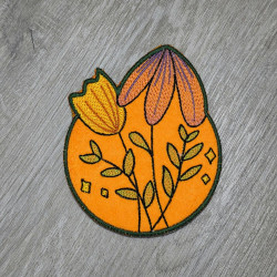 Modern Bloom ITH Coaster